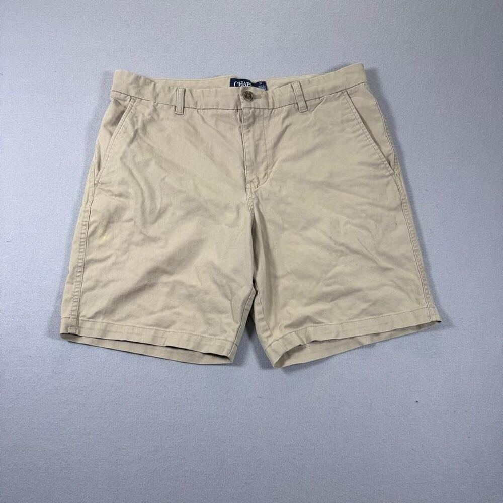 Chaps Men's Tan and Cream Shorts